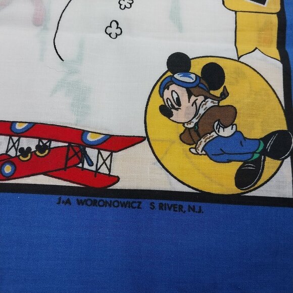 Aviator Mickey Mouse Walt Disney Bandana Scarf USA Pilot - Picture 8 of 8